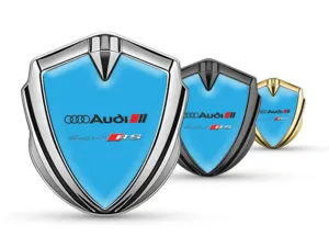 Audi 3d Emblema Badge Finitura Lussuosa Lega 3D Fine